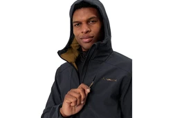 VAUDE Funktionsjacke Cyclone Hooded Jacket SCHWARZ/HAFER