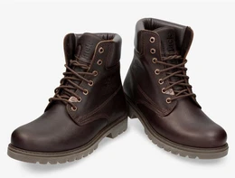 Schnrboots, Blockabsatz, Schnrstiefelette, Outdoorschuh mit Ziernhten