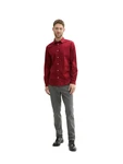 TOM TAILOR Hemd Langarmhemd STRETCH POPLIN Dunkelrot/Rot/Bordeaux TOM TAILOR Hemd Langarmhemd STRETCH POPLIN Dunkelrot/Rot/Bordeaux