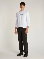 Calvin Klein Langarmshirt HERO LOGO LS T-SHIRT Braun/Rot/Dunkelrot/Khaki/Dunkelblau/Hellgrün/Rosa