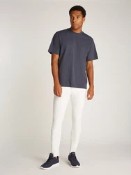 Calvin Klein Jeans T-Shirt WOVEN LABEL RELAXED TEE Dunkelblau/Dunkelgrau/Grau