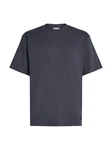 Calvin Klein Jeans T-Shirt WOVEN LABEL RELAXED TEE Dunkelblau/Dunkelgrau/Grau