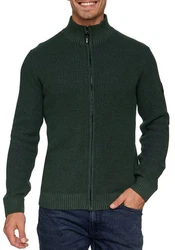 Indicode Strickjacke INOklavin Dunkelgrün/Grün