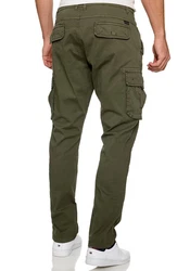 Indicode Cargohose INPerlo Dunkelgrün/Khaki/Grün