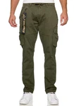 Indicode Cargohose INPerlo Dunkelgrün/Khaki/Grün
