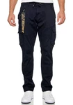 Indicode Cargohose INPerlo Blau/Dunkelblau