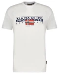 Napapijri T-Shirt Style AYLMER creme/marine/cranberry/wei