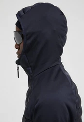 Peak Performance Argon Hybrid Hood Kurzjacke (1-St) Dunkelblau/Blau/Lila/Schwarz