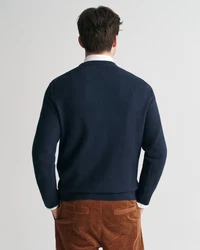 Gant Strickpullover Dunkelblau/Schwarz