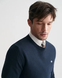 Gant Strickpullover Dunkelblau/Schwarz