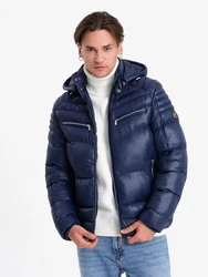 OMBRE Steppjacke Dunkelblau/Blau/Hellblau