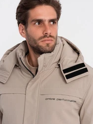 OMBRE Herrenjacke Beige/Khaki