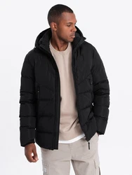 OMBRE Steppjacke Schwarz