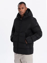 OMBRE Steppjacke Schwarz