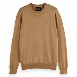 SCOTCH & SODA Pullover Braun/Khaki/Beige