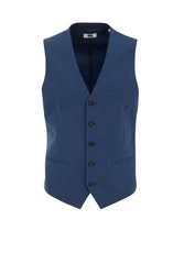 WE Fashion Jackenblazer Dunkelblau/Hellblau/Blau