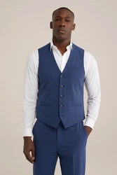 WE Fashion Jackenblazer Dunkelblau/Hellblau/Blau