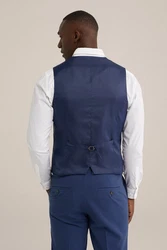 WE Fashion Jackenblazer Dunkelblau/Hellblau/Blau