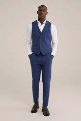 WE Fashion Jackenblazer Dunkelblau/Hellblau/Blau