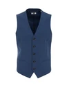 WE Fashion Jackenblazer Dunkelblau/Hellblau/Blau