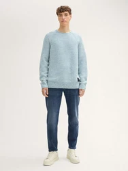 TOM TAILOR Denim Tapered-fit Jeans Superflex Slim Tapered Jeans Blau/Hellblau/Dunkelblau