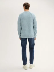 TOM TAILOR Denim Tapered-fit Jeans Superflex Slim Tapered Jeans Blau/Hellblau/Dunkelblau