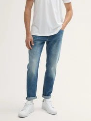 TOM TAILOR Denim Tapered-fit Jeans Superflex Slim Tapered Jeans blue denim
