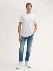 TOM TAILOR Denim Tapered-fit Jeans Superflex Slim Tapered Jeans blue denim