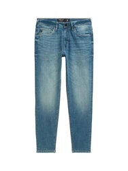 TOM TAILOR Denim Tapered-fit Jeans Superflex Slim Tapered Jeans blue denim
