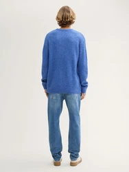 TOM TAILOR Denim Tapered-fit Jeans Blau/Hellblau