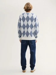TOM TAILOR Denim Tapered-fit Jeans Dunkelblau/Blau/Hellblau