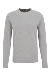 WE Fashion Sweater Grau/Hellgrau