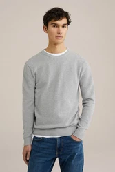 WE Fashion Sweater Grau/Hellgrau