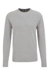 WE Fashion Sweater Grau/Hellgrau