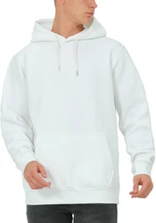 S&S Kapuzensweatshirt Hoodie Herren Weiß/Hellblau/Creme/Hellgrün/Grau