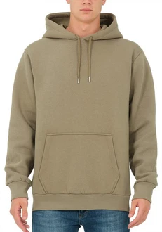 S&S Kapuzensweatshirt Hoodie Herren Khaki/Dunkelgrün/Braun