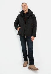 camel active Jacke Schwarz/Dunkelgrau/Grau