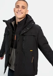 camel active Jacke Schwarz/Dunkelgrau/Grau
