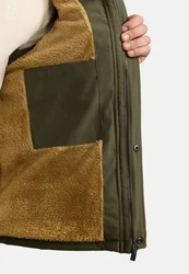 Indicode Steppweste INBellmil Dunkelgrün/Braun/Khaki