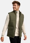Indicode Steppweste INBellmil Dunkelgrün/Braun/Khaki