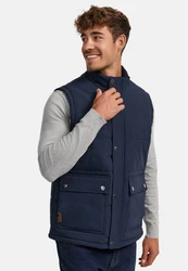 Indicode Steppweste INBellmil Dunkelblau/Blau/Hellblau