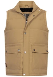 Indicode Steppweste INBellmil Braun/Beige