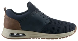 Rieker Slip-On Sneaker Schlupfschuh Blau/Braun