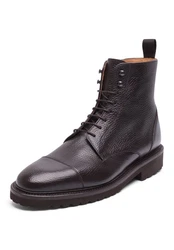 Henry Stevens Schnürboots Winston CDB6 Dunkelbraun/Bordeaux/Braun/Dunkelrot