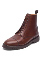 Henry Stevens Jones CDB3 Schnürboots Braun/Bordeaux