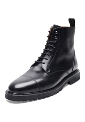 Henry Stevens Jones CDB3 Schnürboots Schwarz/Dunkelblau/Braun