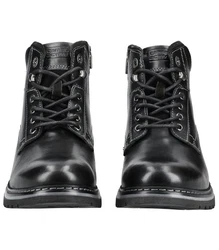 camel active Stiefelette Boot Schnürschuh Schwarz