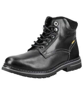 camel active Stiefelette Boot Schnürschuh Schwarz