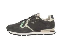 Pepe Jeans Brit Road Sneaker Dunkelgrün/Braun