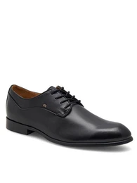 Halbschuhe Herren GIULIO-01 124AM Schwarz Schnrboots